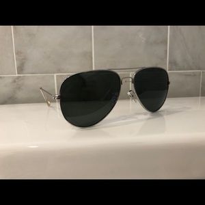 Silver Framed Rayban STYLED Sunglasses